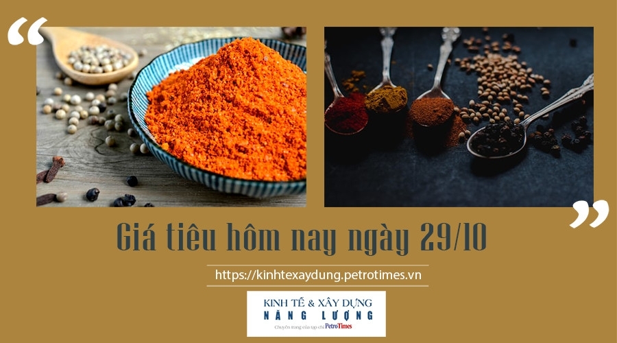 Giá tiêu hôm nay 29/10: Tăng 500 đồng/kg tại các tỉnh Đông Nam Bộ