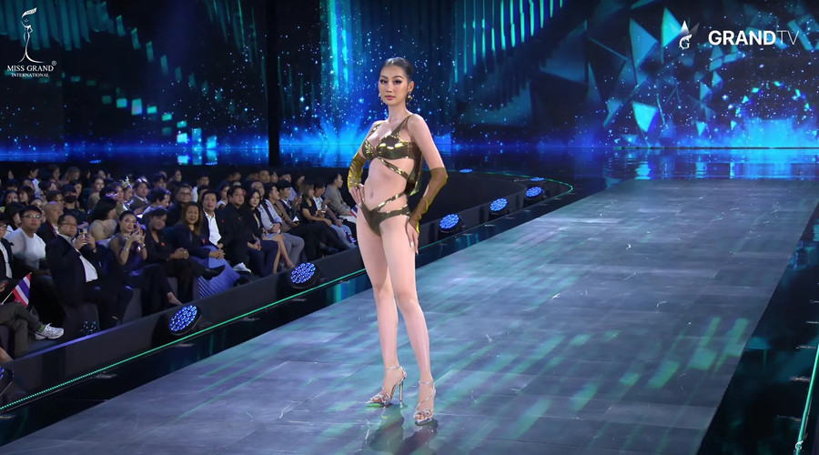 Màn trình diễn bikini thăng hoa của Quế Anh tại Miss Grand International 2024