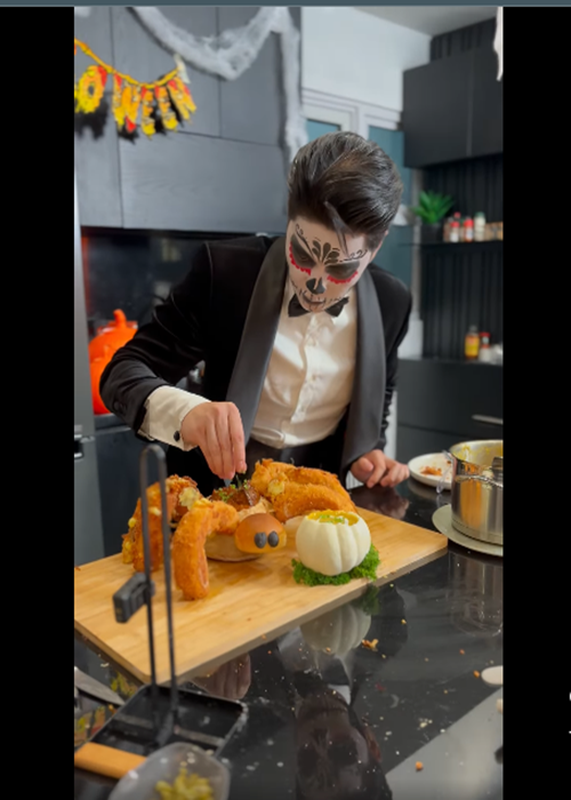 Ảnh hài hước của chồng Ngô Thanh Vân khi hóa trang đón Halloween