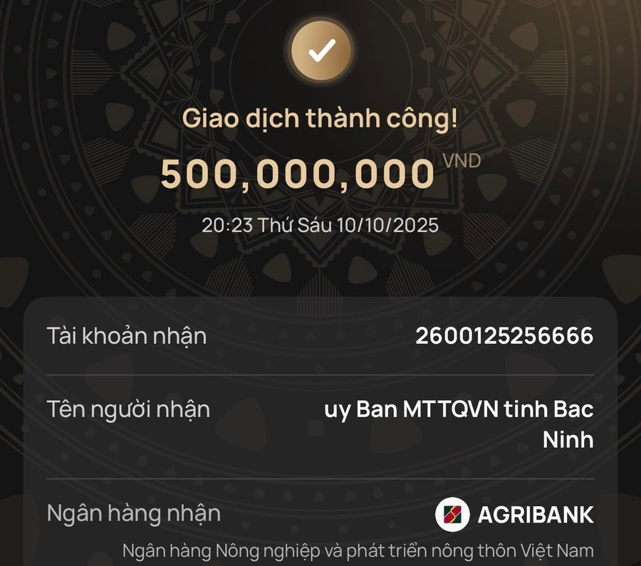 Hòa Minzy ủng hộ 500 triệu đồng, chung tay hỗ trợ quê hương Bắc Ninh vượt mưa lũ
