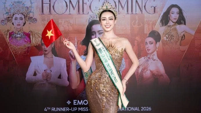 Emoura Phạm được chào đón nồng nhiệt sau thành tích Á hậu 4 Miss Grand International