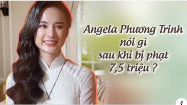 Angela Phương Trinh nhắn nhủ đến Bộ Y Tế sau khi bị phạt 7,5 triệu đồng vì đăng bài về địa long