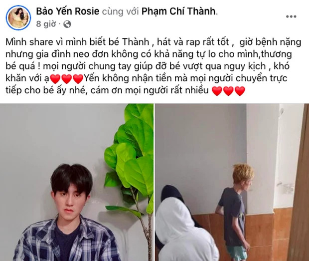Học trò Hồ Quỳnh Hương nguy kịch, Hà Hồ và dàn sao Việt kêu gọi quyên góp