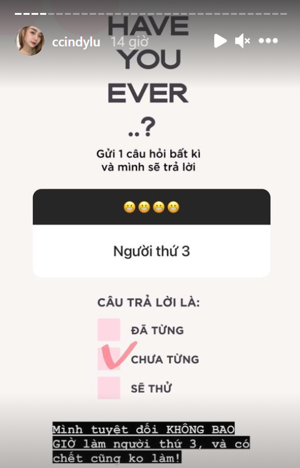 Hoài Lâm vừa công khai bạn gái mới, netizen liền nhắc chuyện vợ cũ Cindy Lư từng nói về 'tiểu tam'