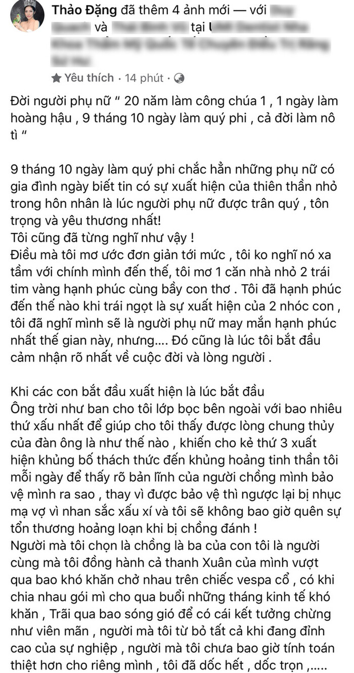 Danh tính chồng Hoa hậu Đặng Thu Thảo là ai mà khi ly hôn khiến dân tình phải tò mò?