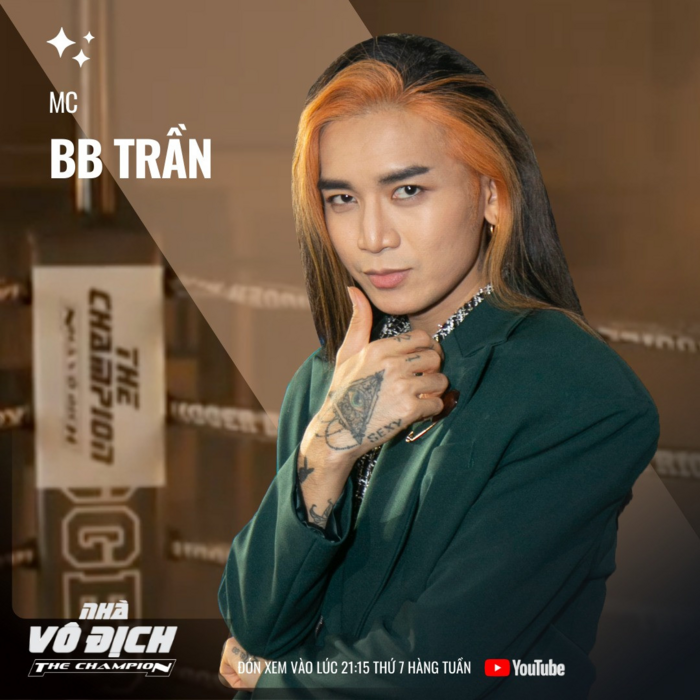 BTV Quốc Khánh - BB Trần sẽ là người dẫn chương trình tại The Champion 2021