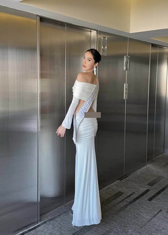 Kỳ Duyên mặc hở khoe vòng eo rắn nước ở Miss Universe 2024