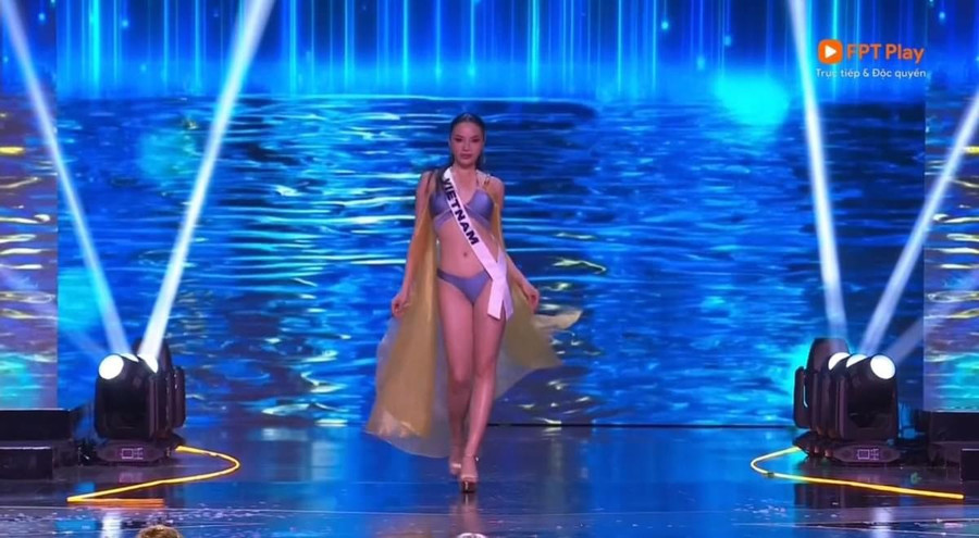 Kỳ Duyên trình diễn bikini cuốn hút tại Miss Universe 2024