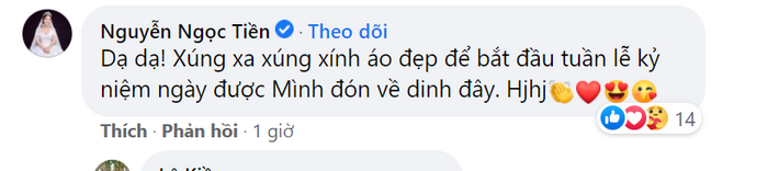 Vợ chồng Quý Bình phát 'cẩu lương' trên mạng xã hội nhân dịp kỷ niệm 1 năm ngày cưới