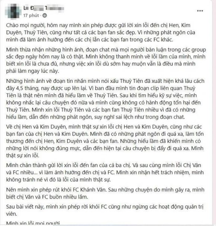 Phản ứng của Thuỳ Tiên, Kim Duyên, H'Hen Niê trong drama bị trưởng FC Khánh Vân bêu xấu