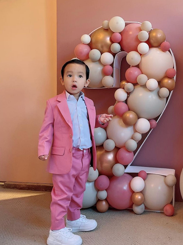 Phạm Hương lên đồ sang chảnh, làm điều đặc biệt để mừng sinh nhật quý tử tròn 3 tuổi