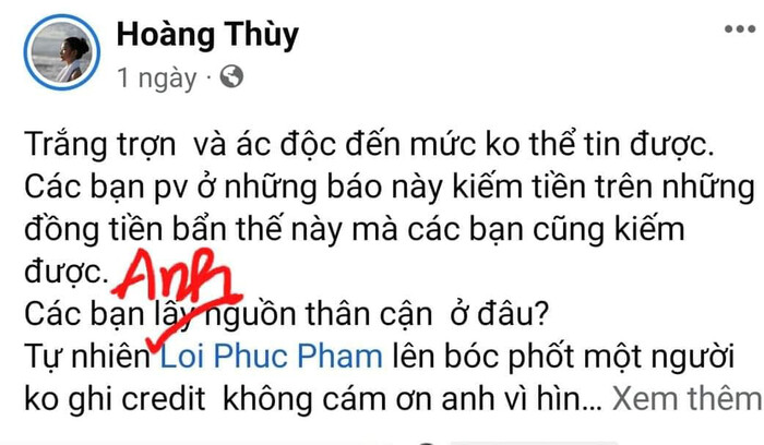 Hoàng Thùy bị nhiếp ảnh gia chỉ trích thái độ 'vô lễ', thiếu nền tảng văn hóa?