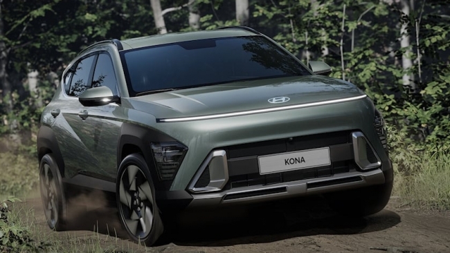 Hyundai Kona lạ lẫm với hình ảnh lộ diện thế hệ mới