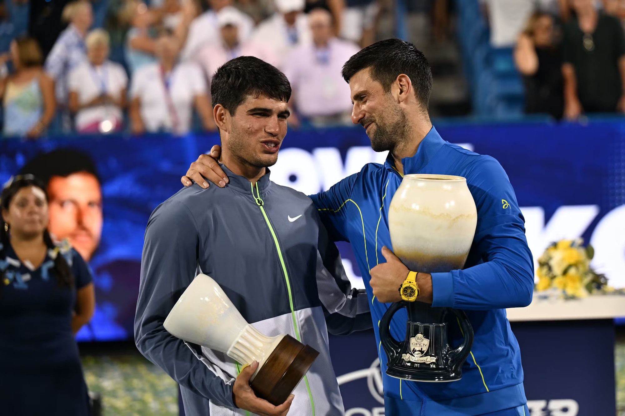 Những trận đấu hay nhất năm 2023: Gọi tên Djokovic, Alcaraz, Sinner - Ảnh 1.