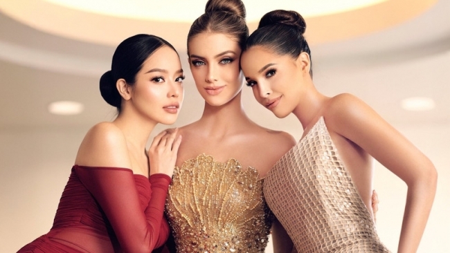 Bùng nổ nhan sắc, Thanh Thủy tự tin 'cân đẹp' loạt Hoa hậu Quốc tế