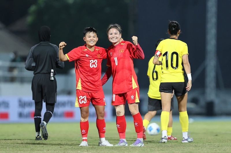 Đội tuyển nữ Việt Nam thắng 7-0 trận ra quân SEA Games 33 Đội tuyển nữ Việt Nam thắng 7-0 trận ra quân SEA Games 33