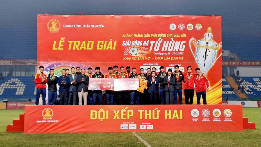 Bế mạc Giải bóng đá Tứ hùng Thái Nguyên năm 2025