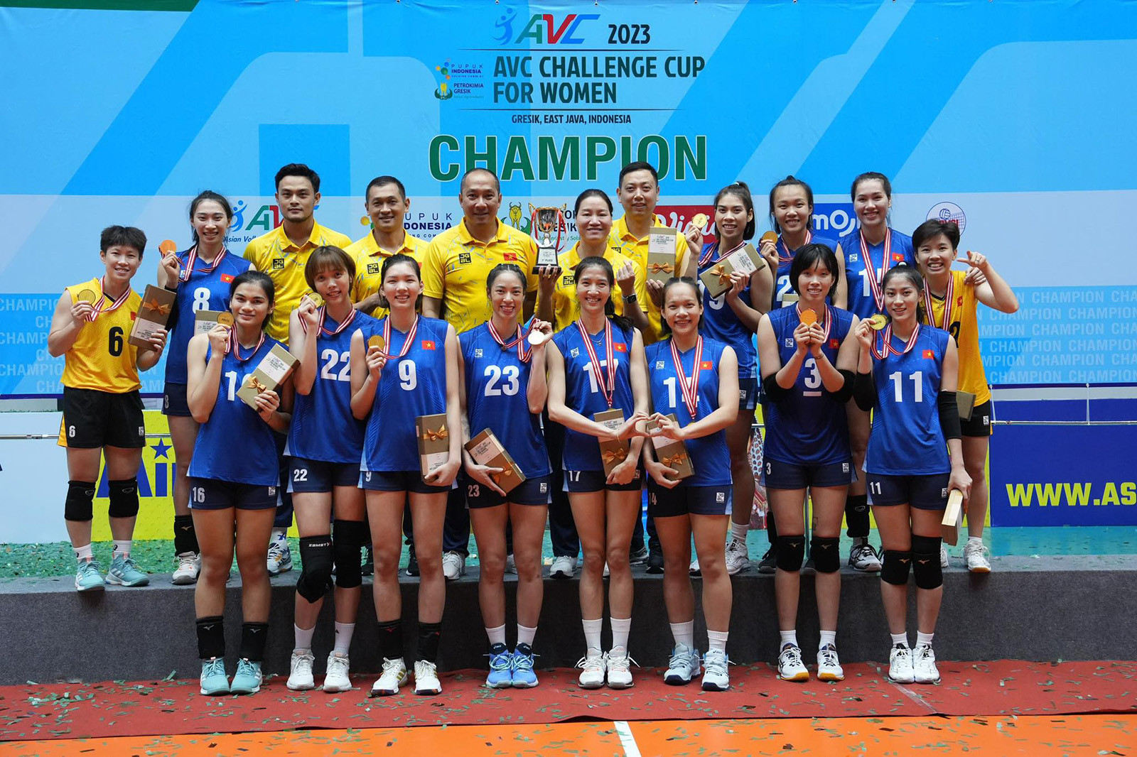 Thanh Thúy xuất sắc nhất AVC Challenge Cup 2023