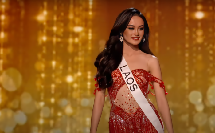 Ngọc Châu "tiễn bay" dàn mỹ nhân Châu Á với son đỏ, chiếm trọn hào quang tại bán kết Miss Universe