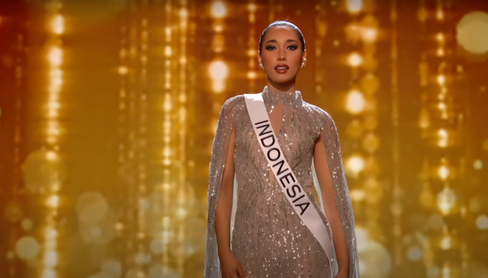 Ngọc Châu "tiễn bay" dàn mỹ nhân Châu Á với son đỏ, chiếm trọn hào quang tại bán kết Miss Universe