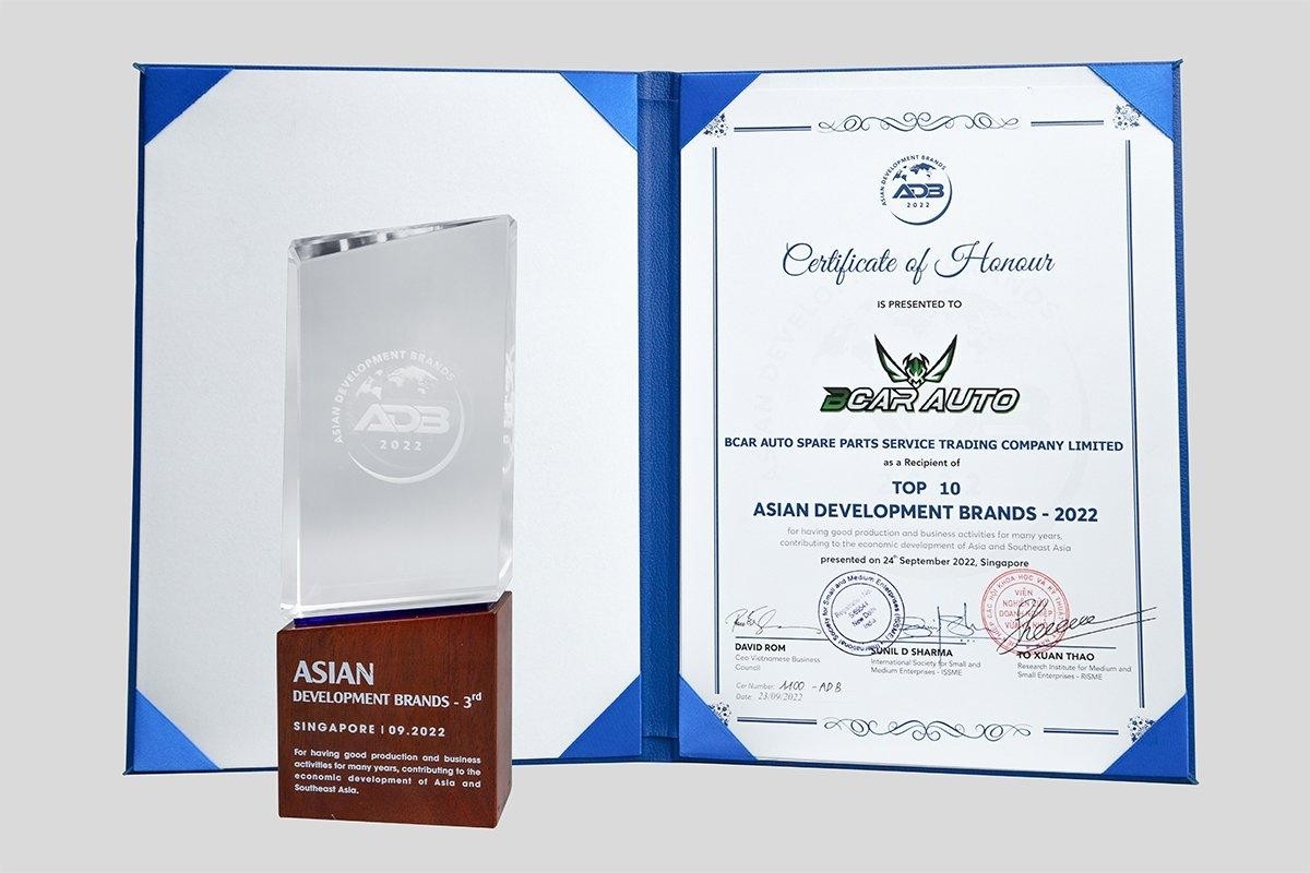 Bcar Auto lọt Top 10 Thương hiệu phát triển Châu Á - Asian Development Brands
