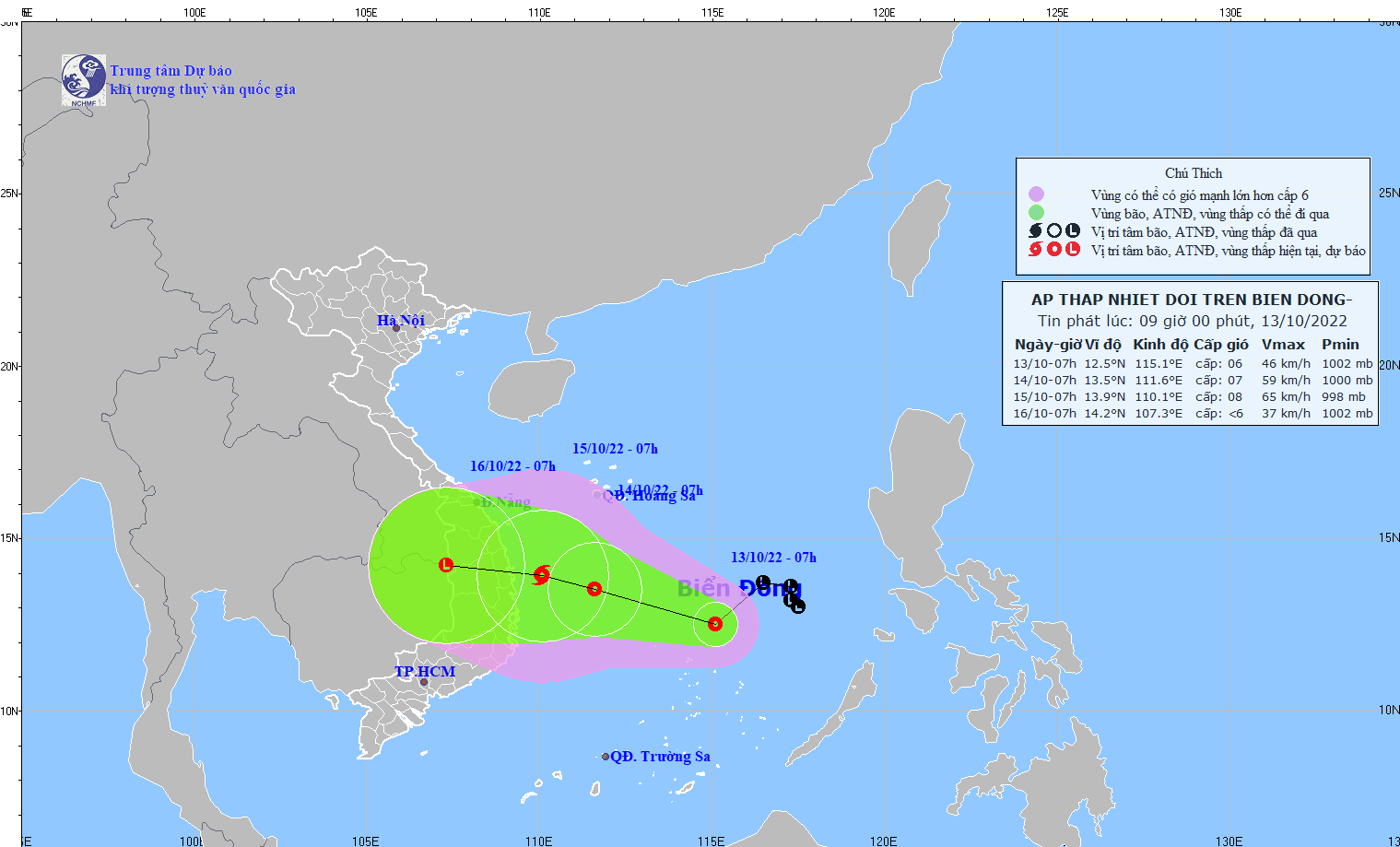 Chủ động ứng phó áp thấp nhiệt đới trên Biển Đông