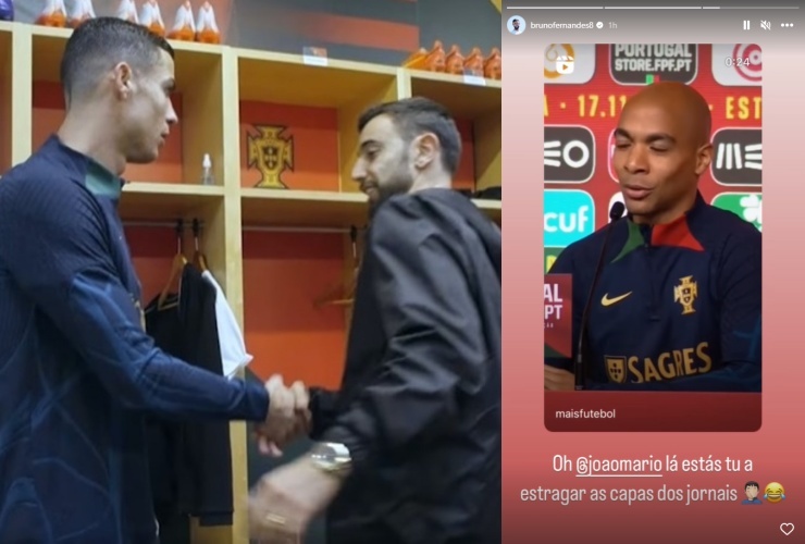 Fernandes chấm dứt vụ ồn ào với Ronaldo