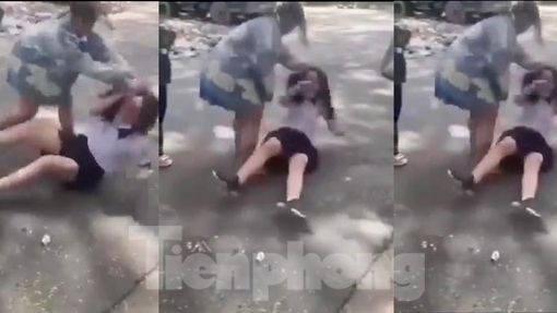 Nữ sinh trung học ở TPHCM bị 'đàn chị' đánh bầm dập trên đường