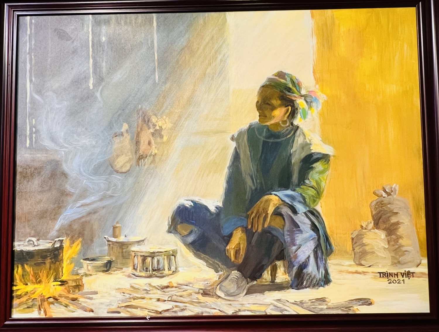 Khai mạc triển lãm mỹ thuật “Họa sĩ Trịnh Thiệp khóa Kháng chiến 1950 - 1954 và các con họa sĩ VTV Trịnh Việt - Trịnh Nam”