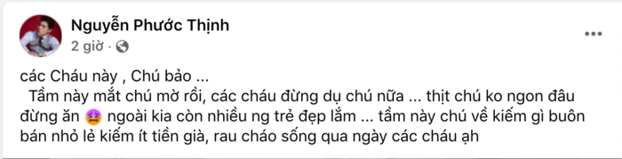 Noo Phước Thịnh bất ngờ đăng đàn thông báo "mắt mờ", đòi lui về "buôn bán" giữa lúc sự nghiệp thăng hoa