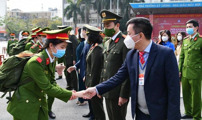Những chuyến xe đón Xuân ở Học viện Cảnh sát Những chuyến xe đón Xuân ở Học viện Cảnh sát
