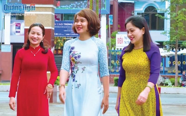 Phụ nữ thành phố Quảng Ngãi: Hưởng ứng "Tuần lễ áo dài"