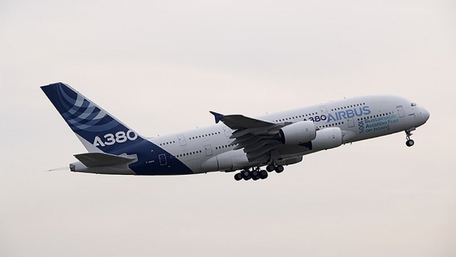 Máy bay Airbus A380 hoàn thành thử nghiệm sử dụng nhiên liệu dầu ăn thay xăng