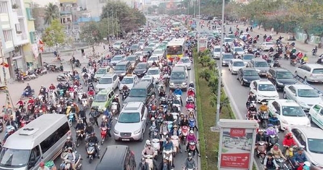 5 thành phố trực thuộc Trung ương lập đề án phân vùng hạn chế xe máy