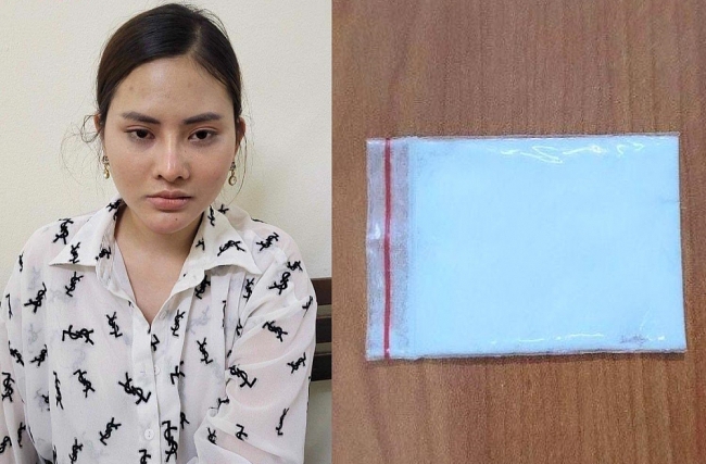 Hà Nội: Kiểm tra xe taxi, phát hiện cô gái mang theo ma túy