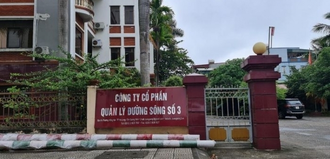 Quảng Ninh: Bắt tạm giam 3 lãnh đạo Công ty CP Quản lý đường sông số 3