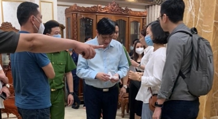 Cảnh sát xuất hiện tại nhà ông Nguyễn Thanh Long