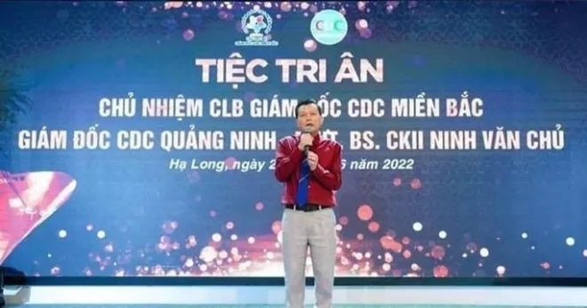 Kỷ luật cảnh cáo đối với nguyên Giám đốc CDC Quảng Ninh