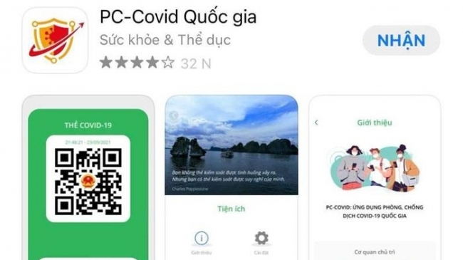 PC Covid xuất hiện trên 2 kho ứng dụng lớn AppStore và Google Play