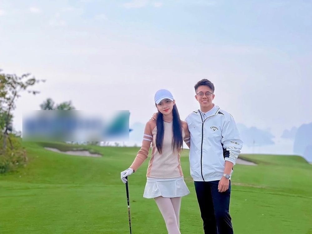 Hương Giang - Matt Liu với những khoảnh khắc tình tứ trên sân golf