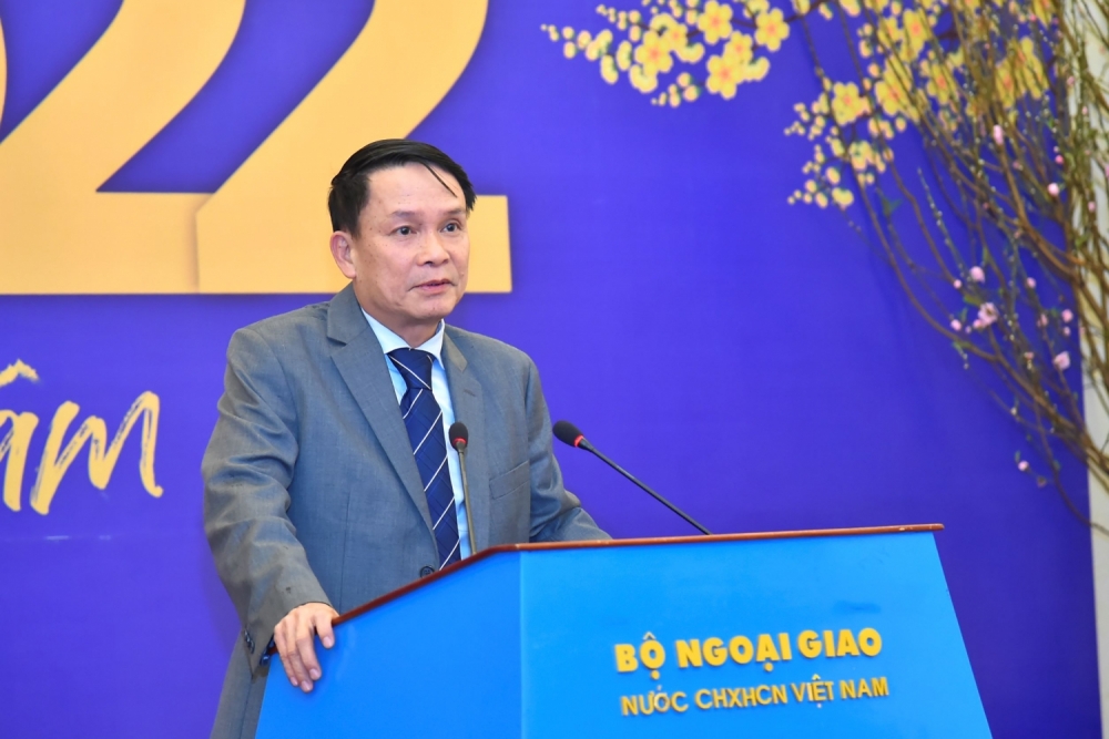 Bộ trưởng Ngoại giao Bùi Thanh Sơn gặp gỡ báo chí đầu năm
