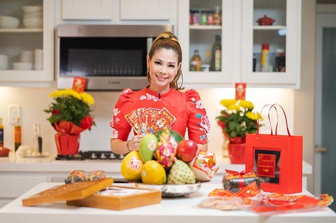 Dinh cơ hoành tráng ngập không khí Tết của Thanh Thảo Dinh cơ hoành tráng ngập không khí Tết của Thanh Thảo
