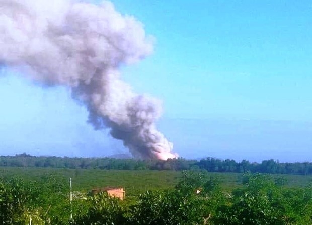 Điều tra nguyên nhân vụ cháy nổ tại kho chứa đạn ở tỉnh Gia Lai | Xã hội | Vietnam+ (VietnamPlus)