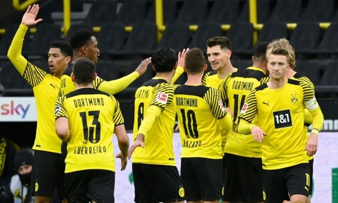 Dortmund thắng 6-0 tại Bundesliga