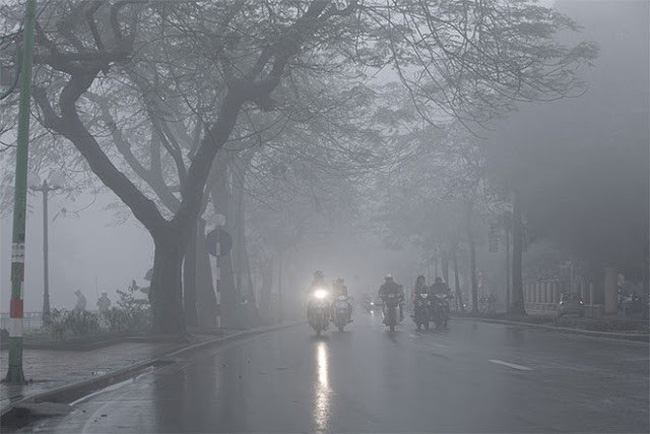 Thời tiết ngày 5/3: Hà Nội có mưa phùn và sương mù, trưa chiều trời nắng
