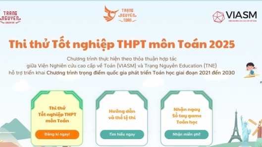 Hướng dẫn thi thử tốt nghiệp THPT 2025 môn Toán