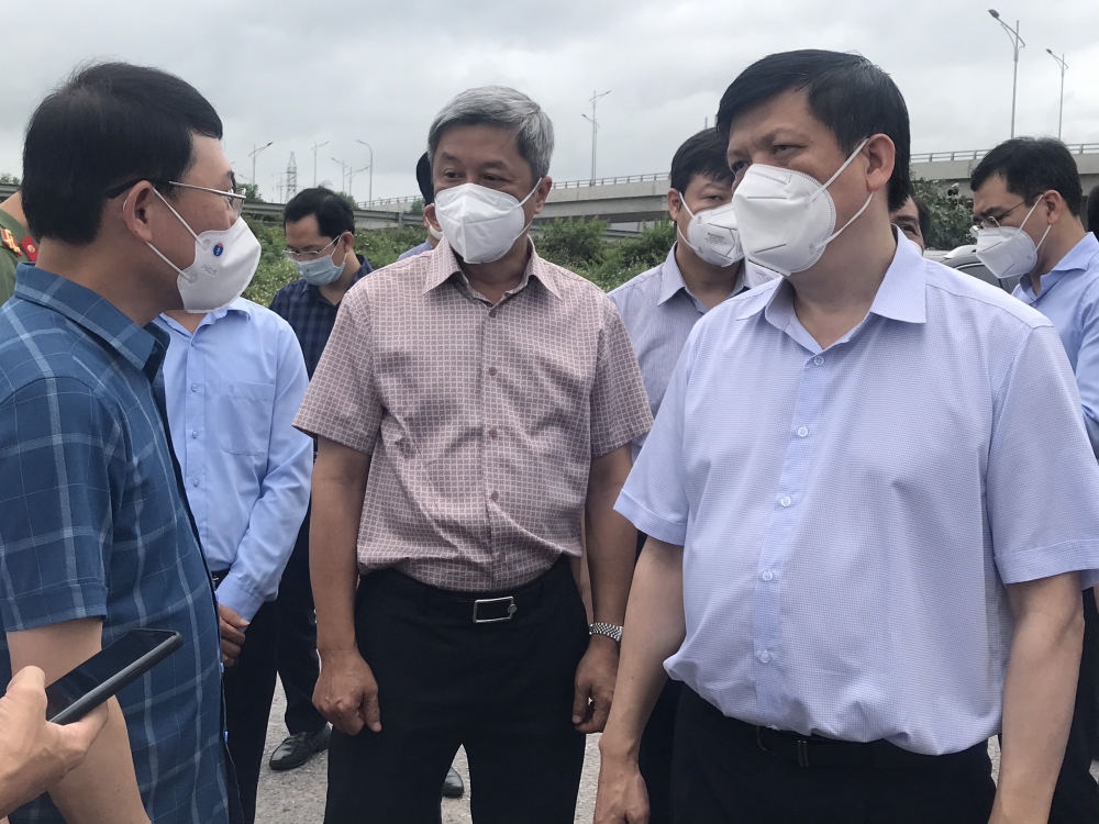 Bộ trưởng Nguyễn Thanh Long: Điều chỉnh, thay đổi để phù hợp thực tiễn chống dịch ở Bắc Giang và Bắc Ninh