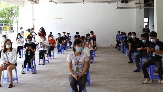20 đội cấp cứu Hà Nội hỗ trợ Bắc Giang tiêm chủng