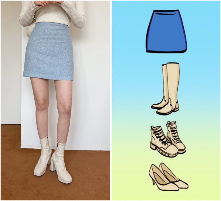 Để diện chân váy hack dáng, đừng bỏ qua cách kết hợp cùng các kiểu giày