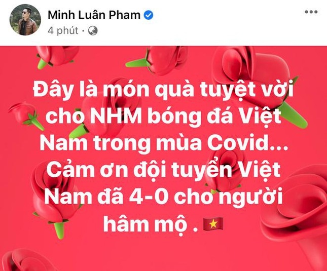 Fans xúc động gọi chiến thắng của tuyển Việt Nam là món quà tuyệt vời nhất mùa dịch